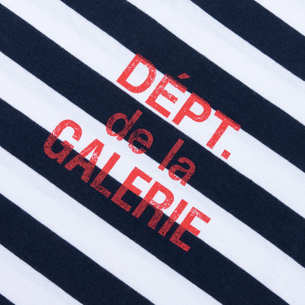 French Tee - Navy/White Stripe - Image 3