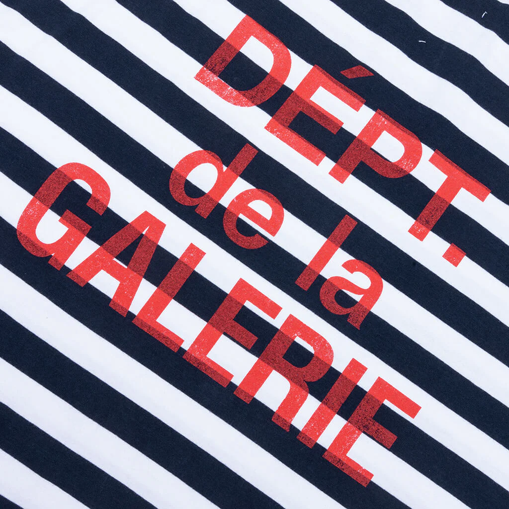 French Tee - Navy/White Stripe - Image 4