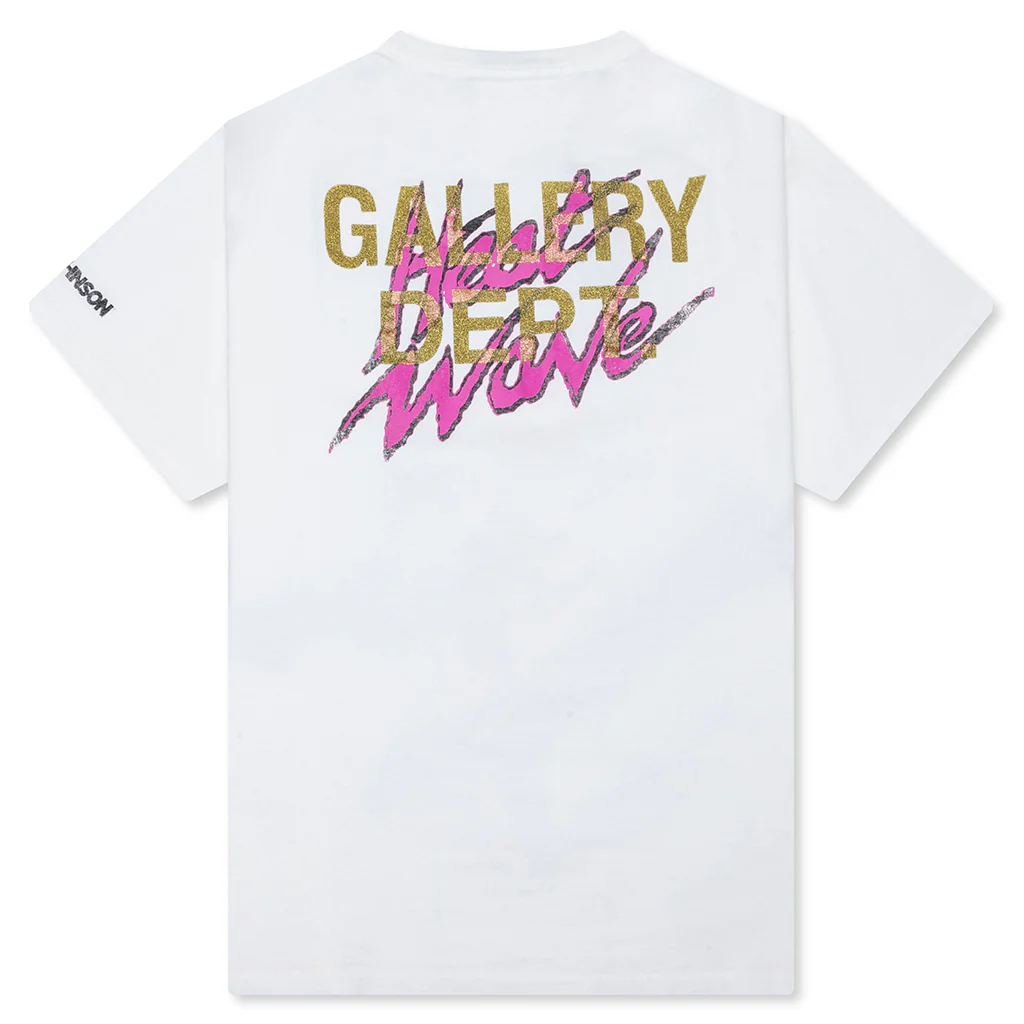 Gallery Dept. x Doc Johnson Heat Wave Tee - Light Archival White - Image 2