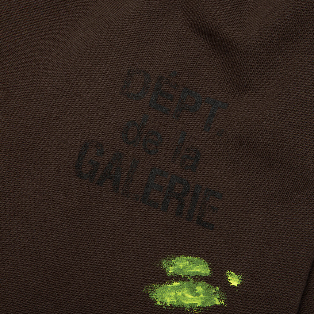 GD French Logo Sweatpants - Sepia - Image 4