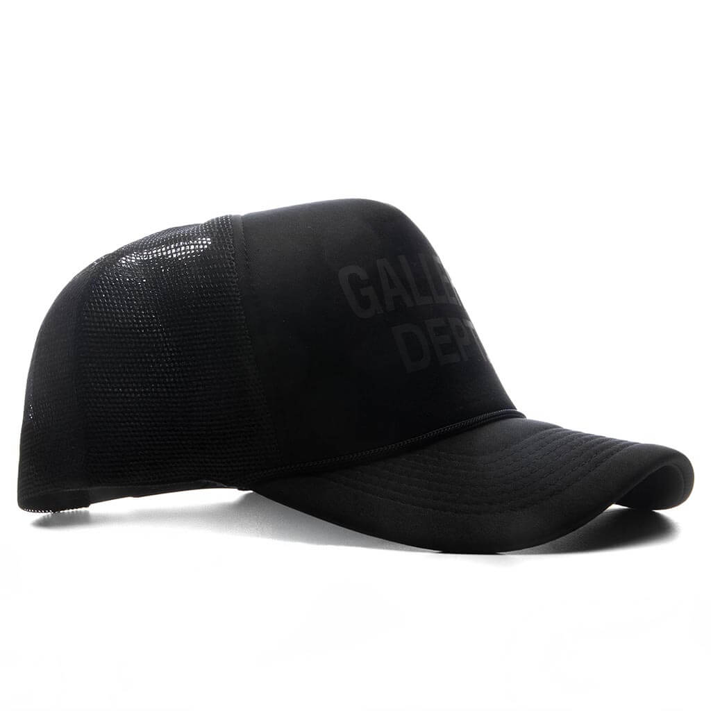 GD Logo Trucker Cap - Black/Black - Image 2