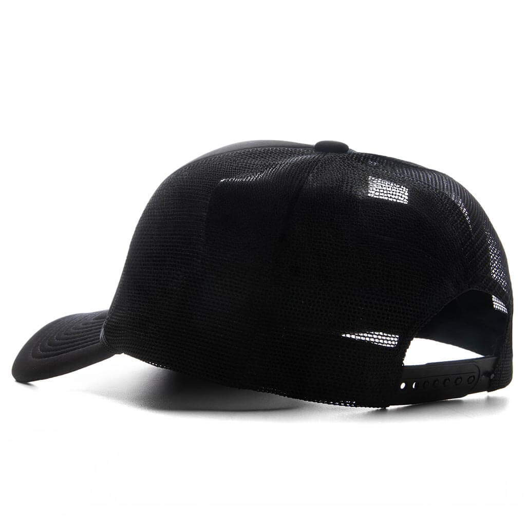 GD Logo Trucker Cap - Black/Black - Image 3