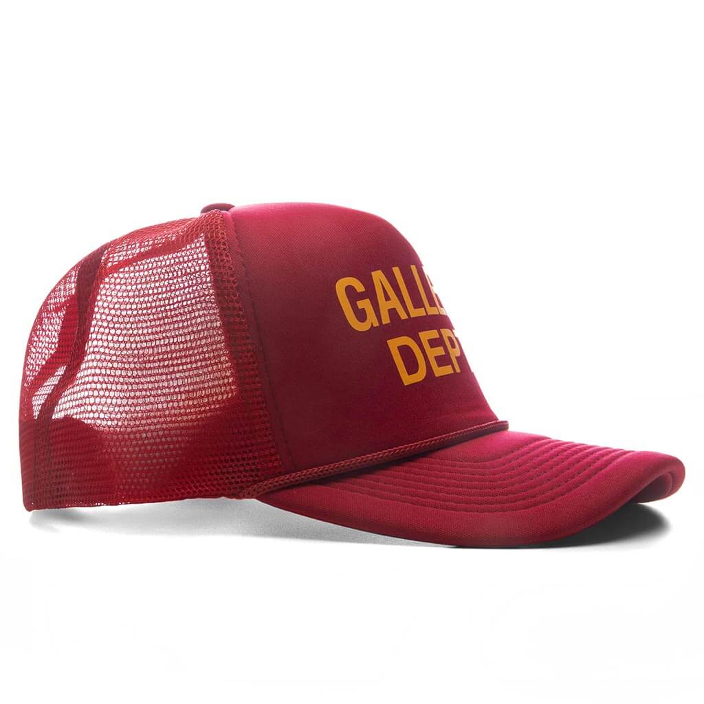 GD Logo Trucker Cap - Wine - Image 2