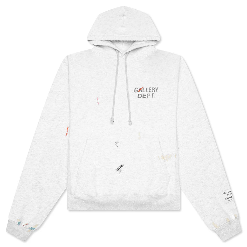 GD Paint Logo Hoodie - Light Heather Grey