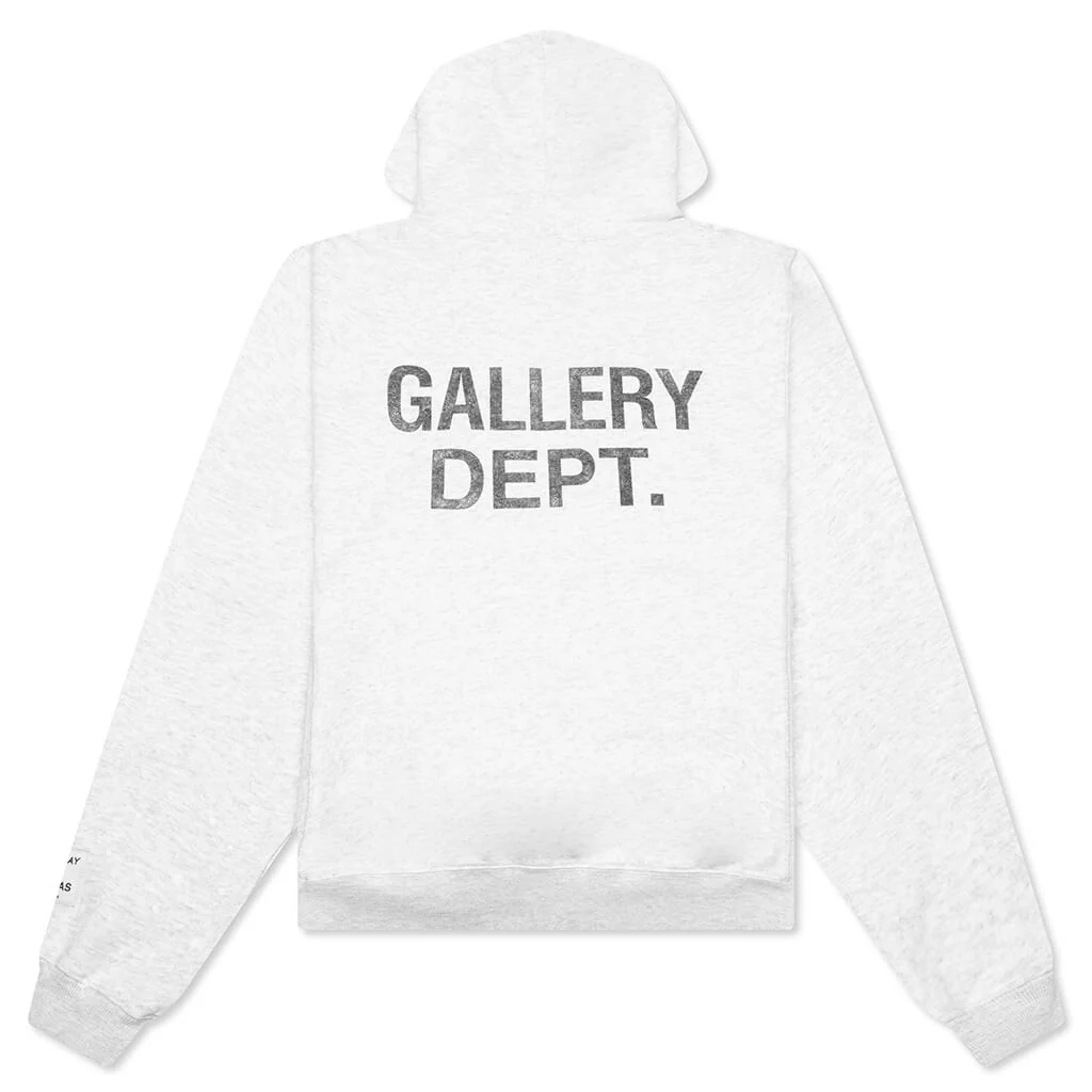GD Paint Logo Hoodie - Light Heather Grey - Image 2
