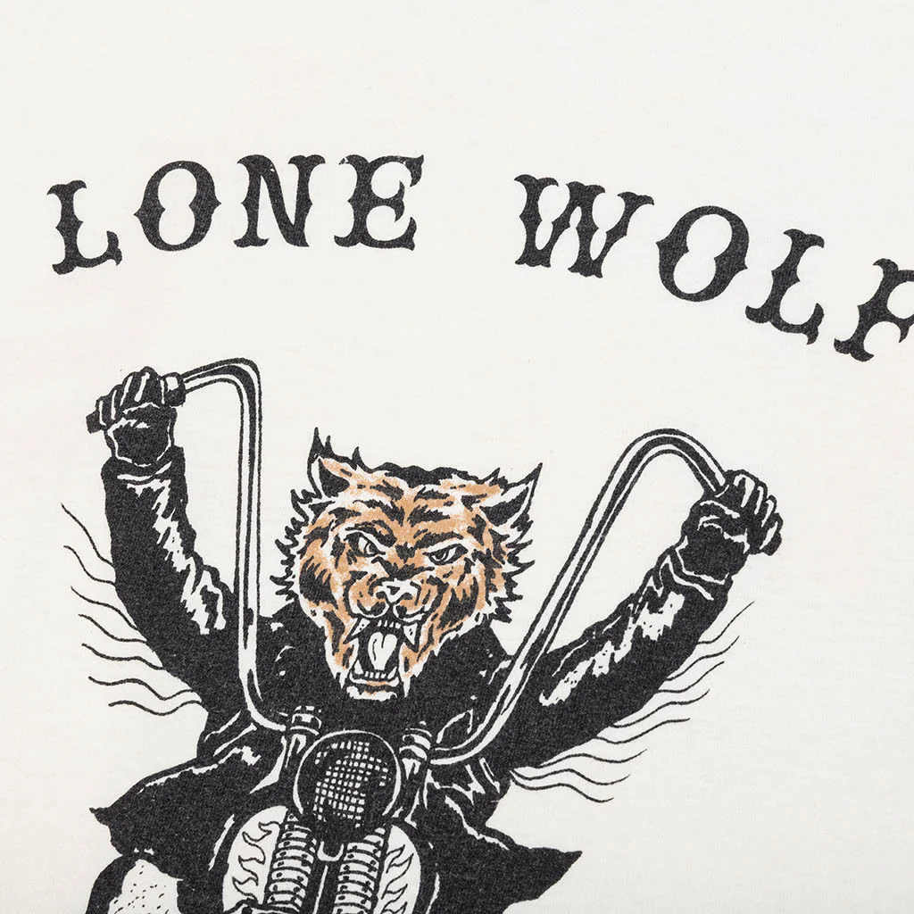 Lone Wolf Tee - Light Archival White - Image 3