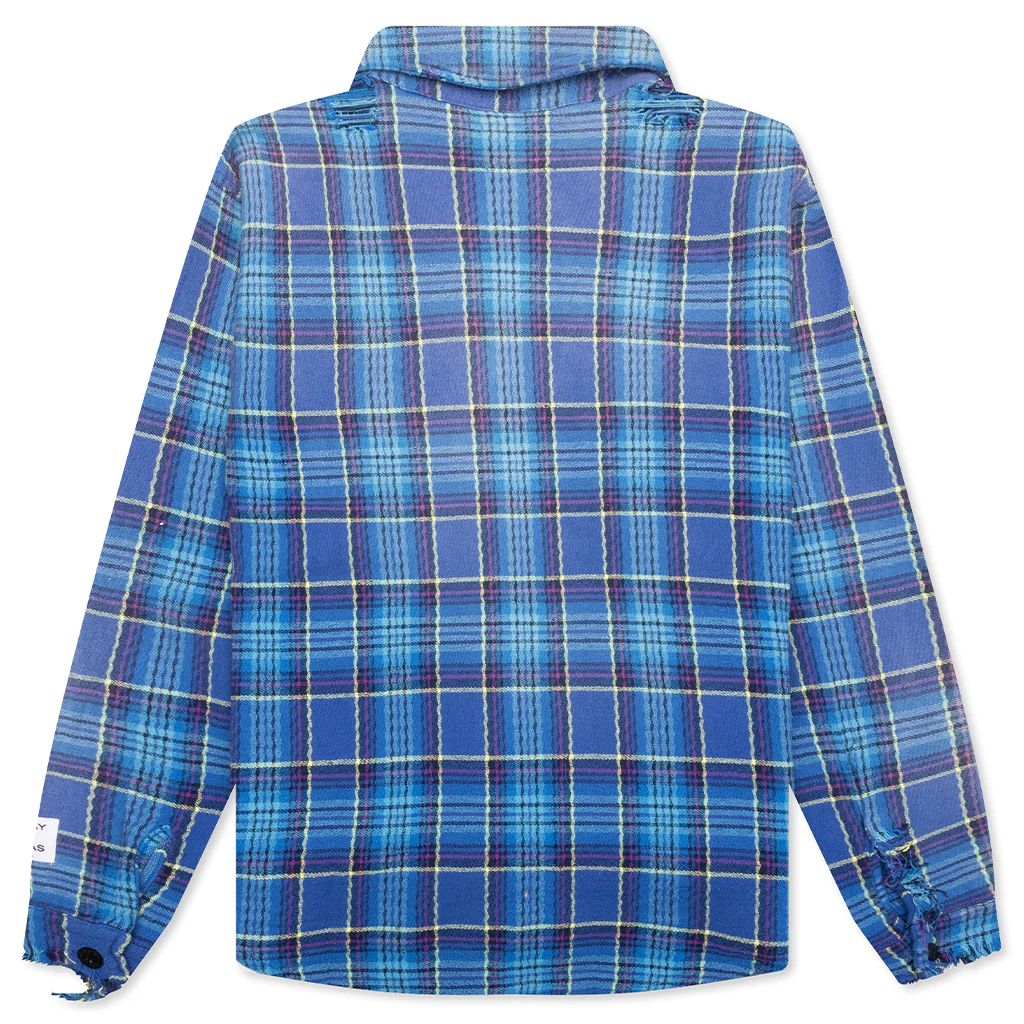 Marley Flannel - Blue - Image 2