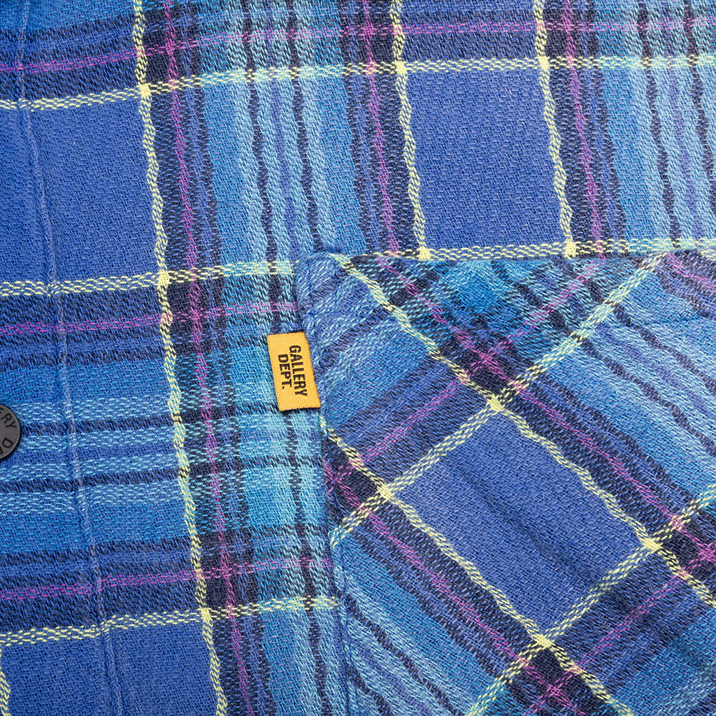 Marley Flannel - Blue - Image 4