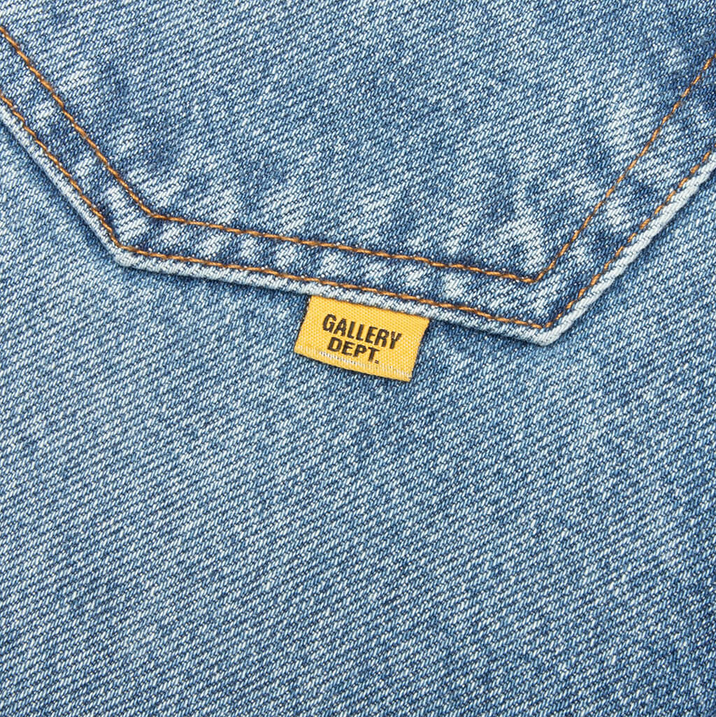 Melrose Medium Denim Pants - Washed Indigo - Image 5