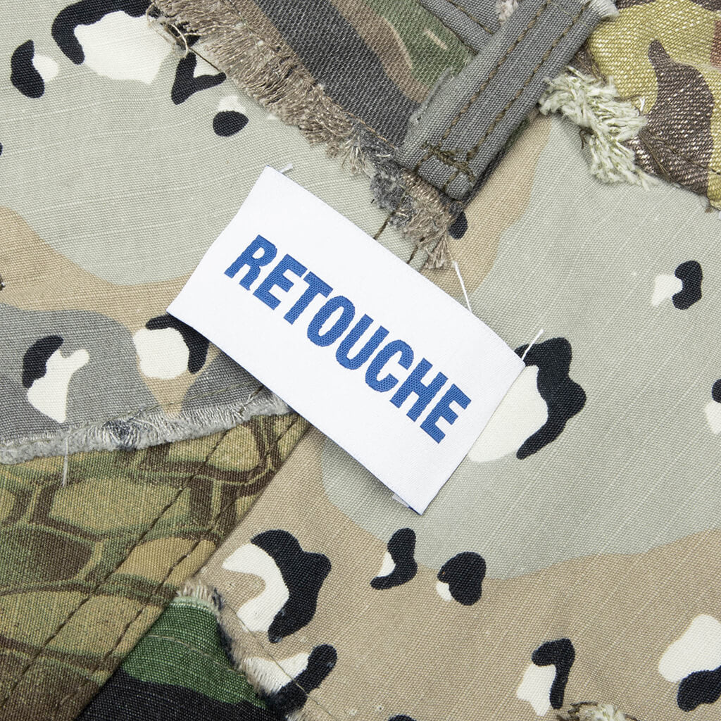 Retouche Camo Patchwork Kenzie Shorts - Mixed Camo - Image 5
