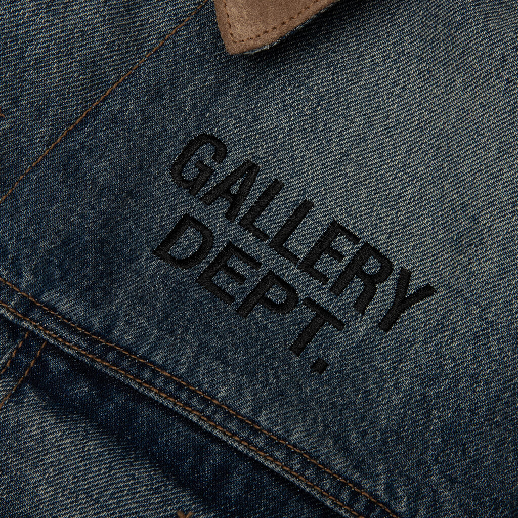 Santa Fe Trucker Jacket - Washed Indigo - Image 3