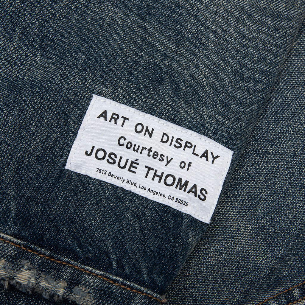 Santa Fe Trucker Jacket - Washed Indigo - Image 5