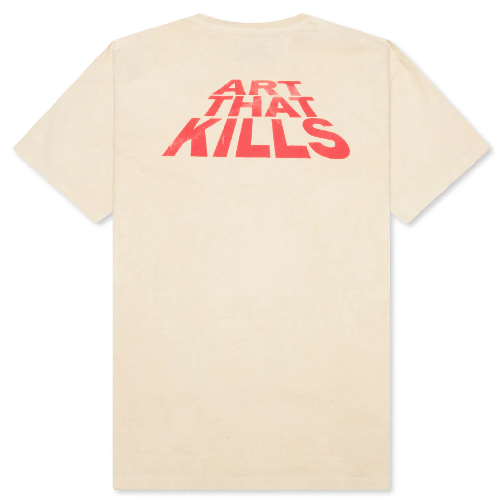 See Thru People Tee - Antique White - Image 2