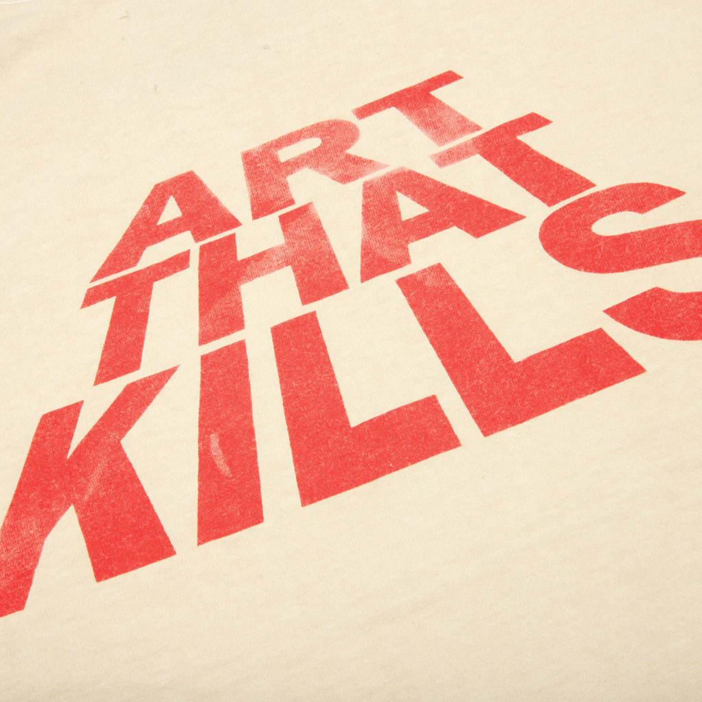 See Thru People Tee - Antique White - Image 5