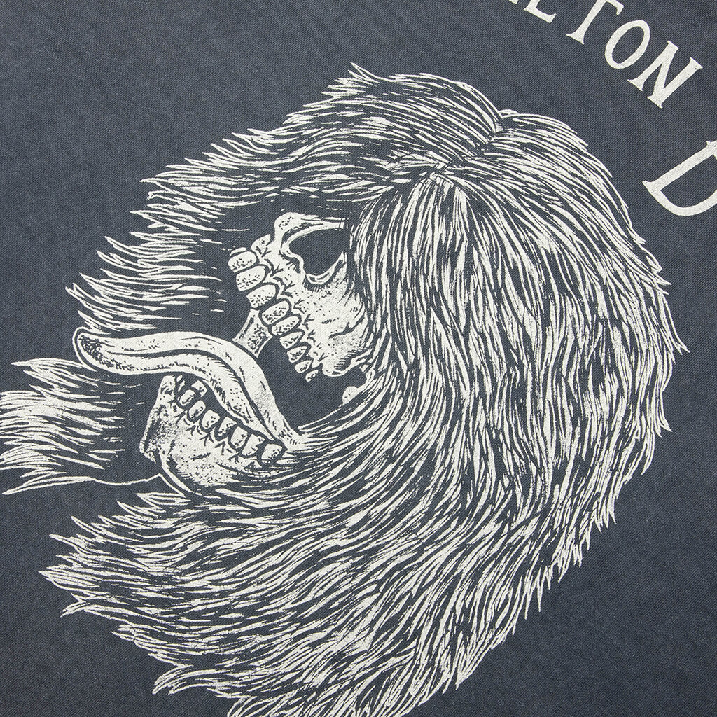 Skeleton Beach Grit Tee - Light Vintage Black - Image 3