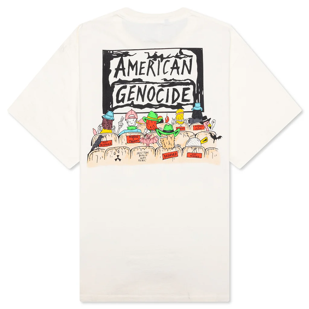 Skeleton Beach Theater Tee - Light Archival White - Image 2