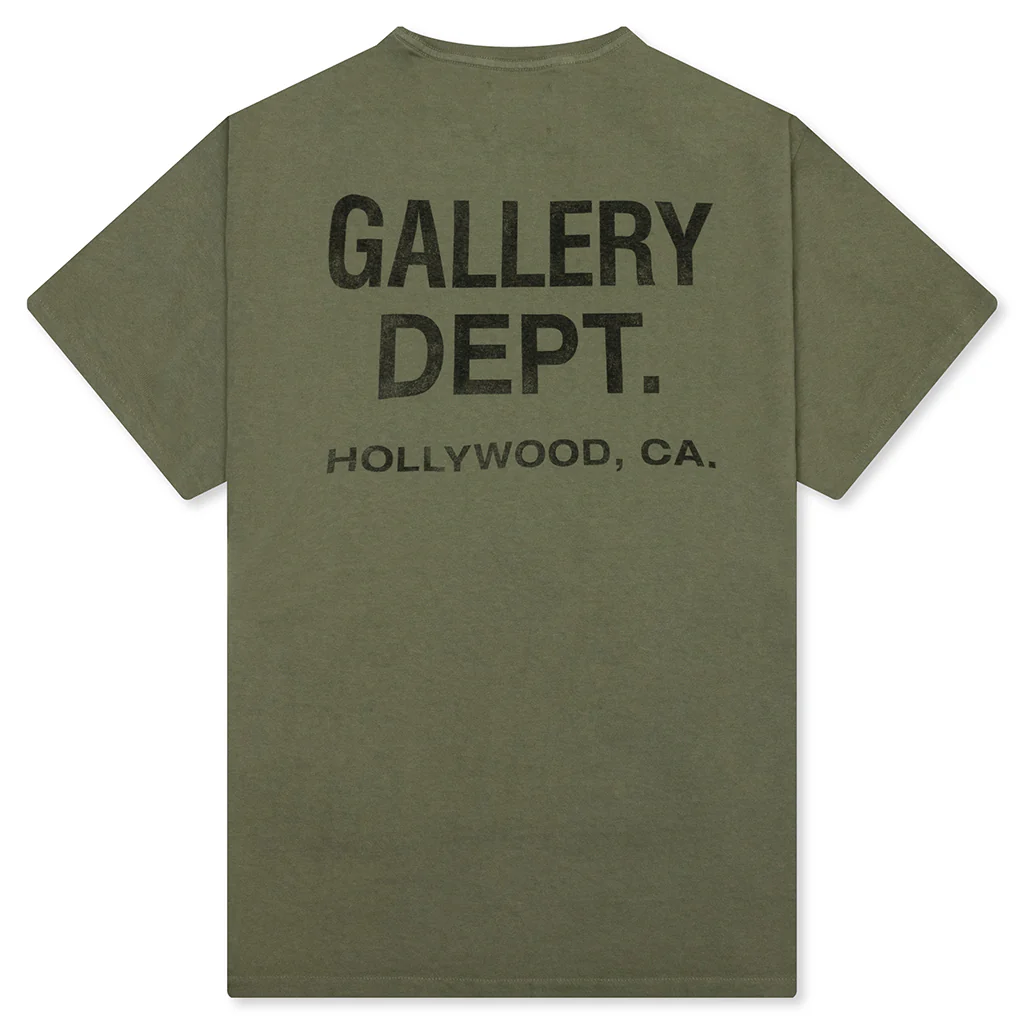 Souvenir Tee - Olive - Image 2