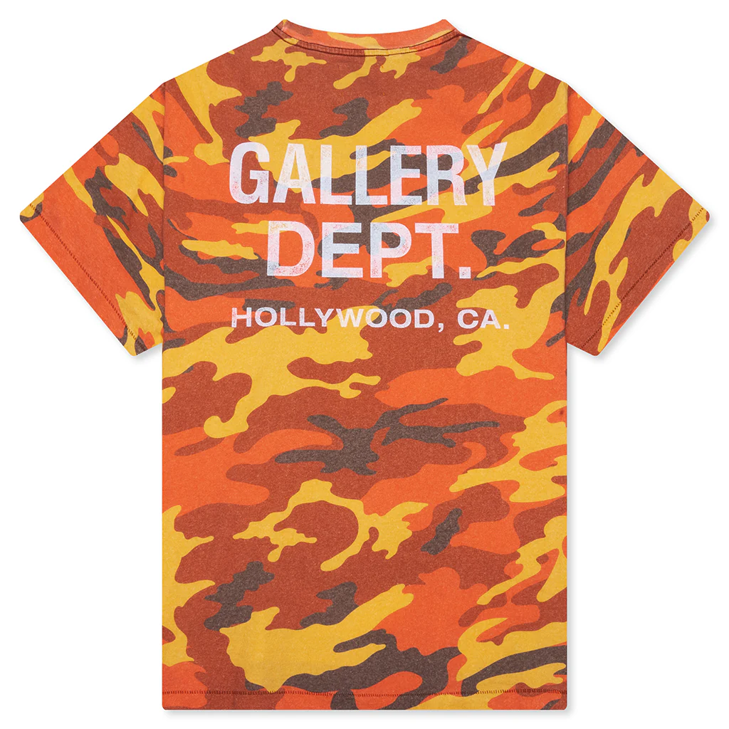 Souvenir Tee - Orange Camo - Image 2
