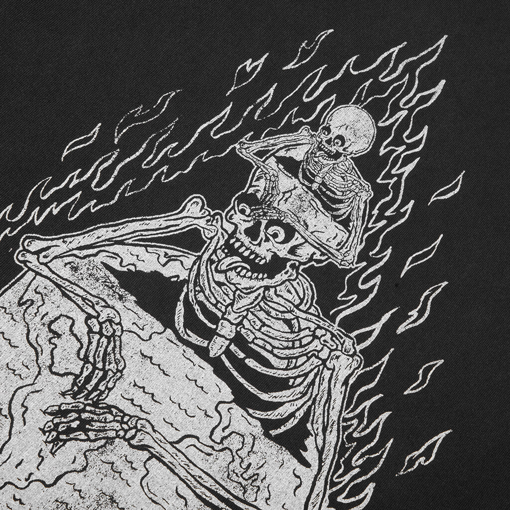 The World Is Ours L/S Tee - Vintage Black - Image 3