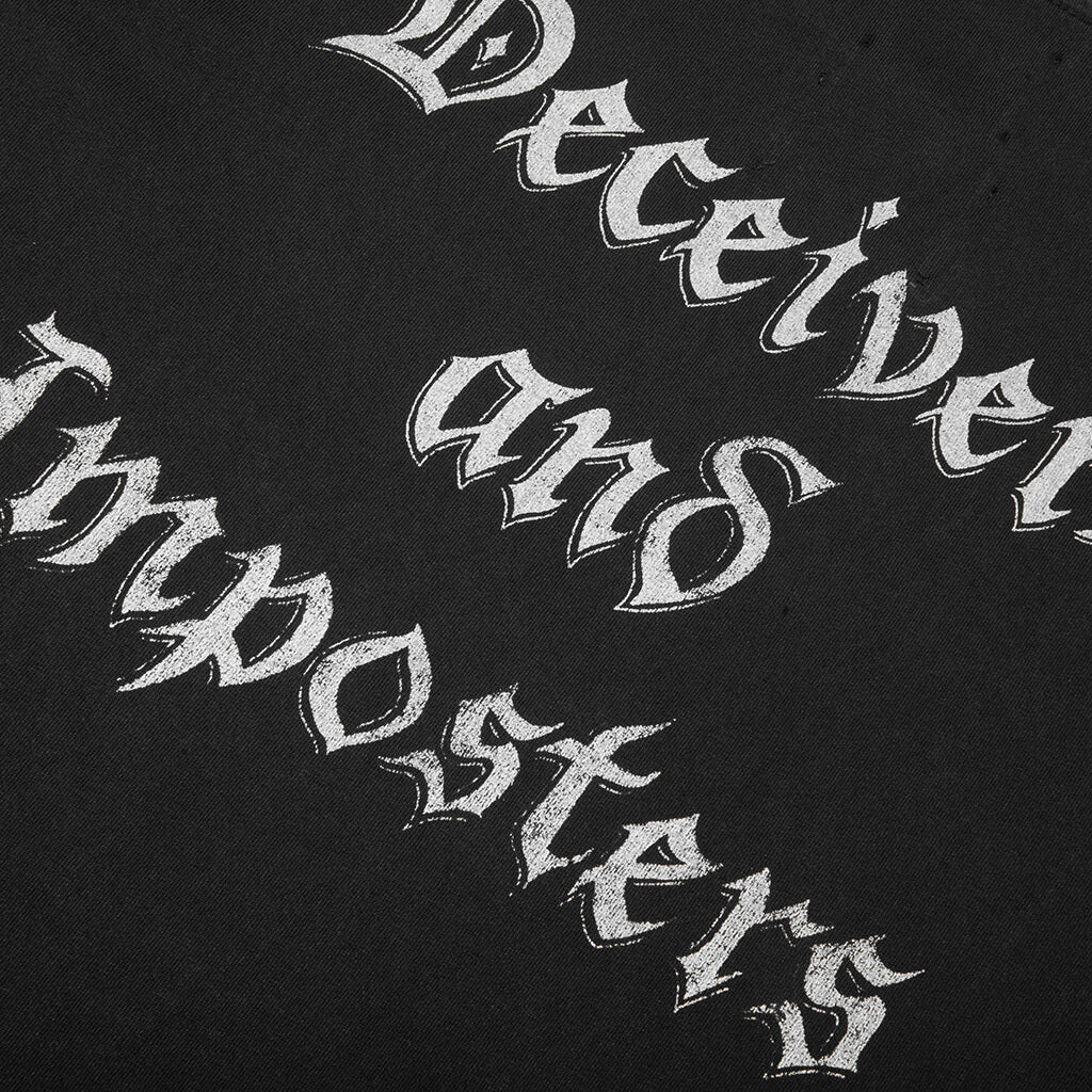 The World Is Ours L/S Tee - Vintage Black - Image 4