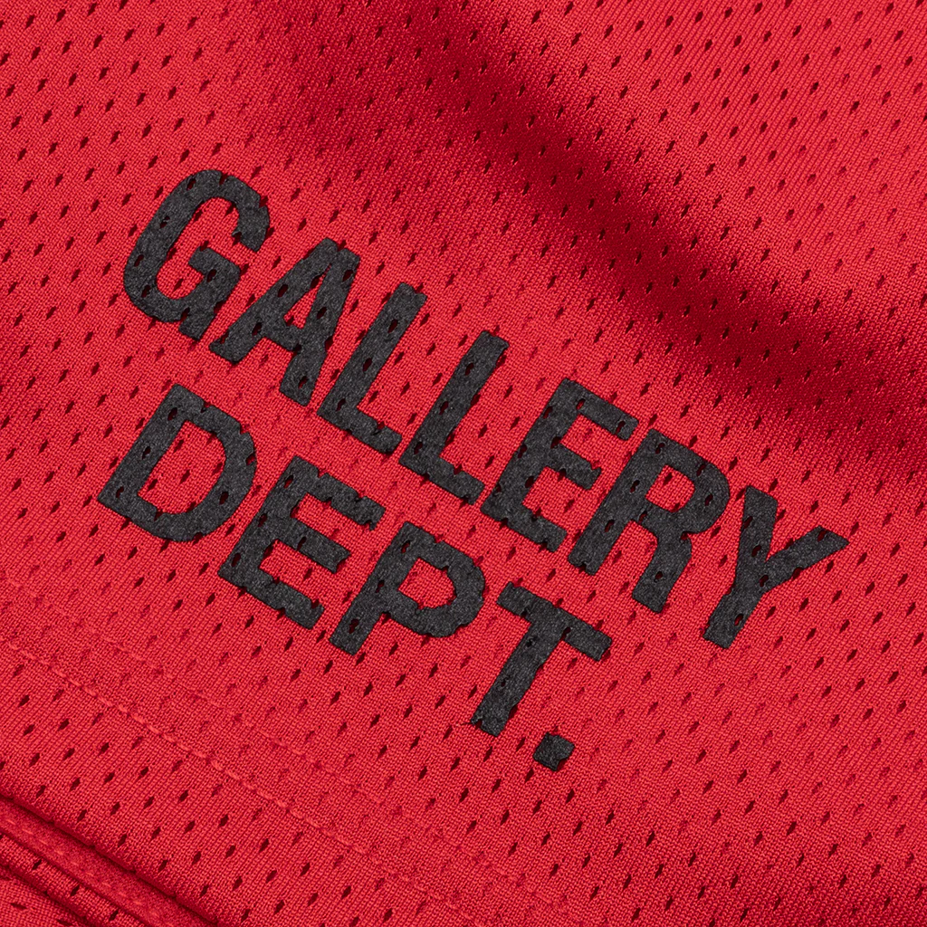 Venice Court Shorts - Red - Image 4