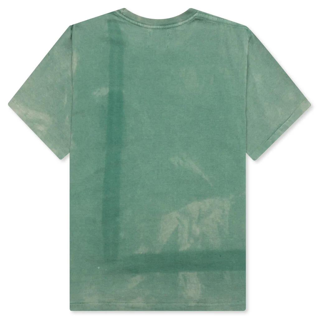 Vintage Logo Painted Tee - Green - Image 2
