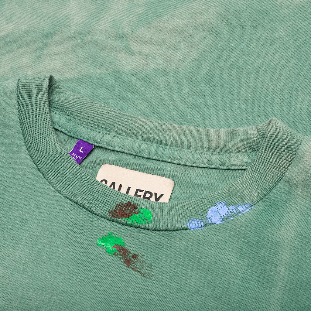 Vintage Logo Painted Tee - Green - Image 3
