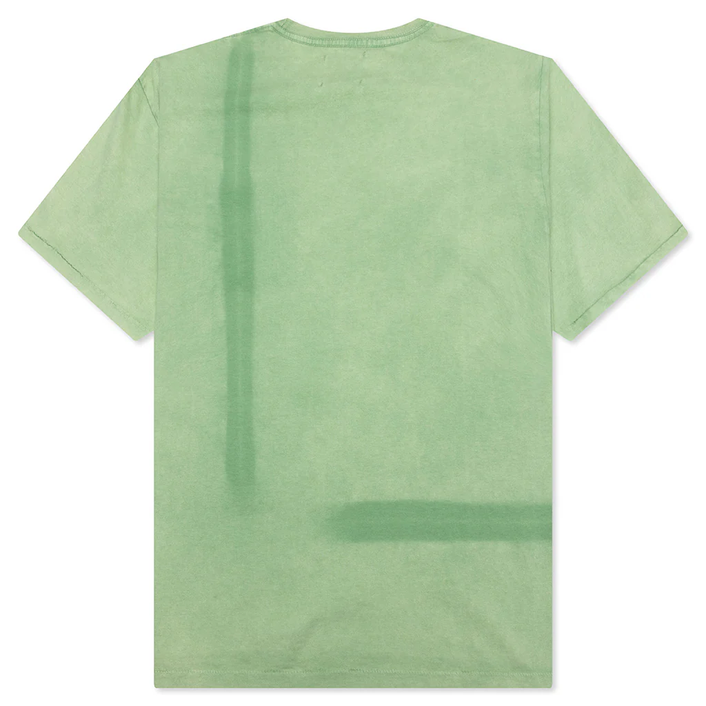 Vintage Logo Painted Tee - Light Green - Image 2