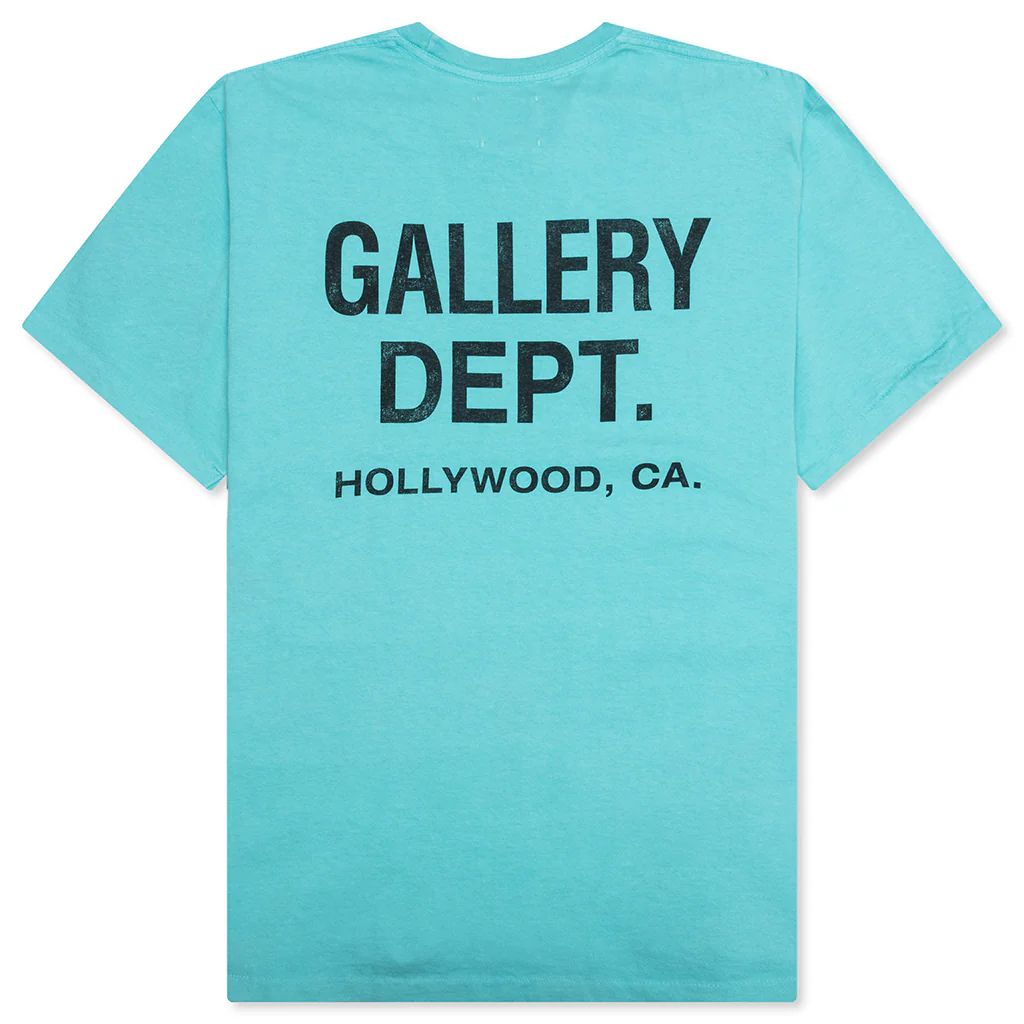 Vintage Souvenir Tee - Light Teal - Image 2