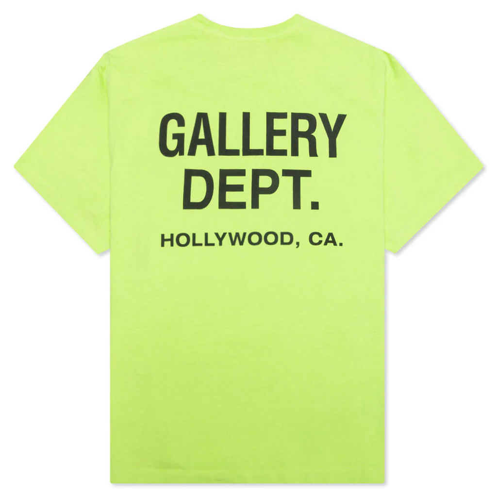 Vintage Souvenir Tee - Lime Green - Image 2