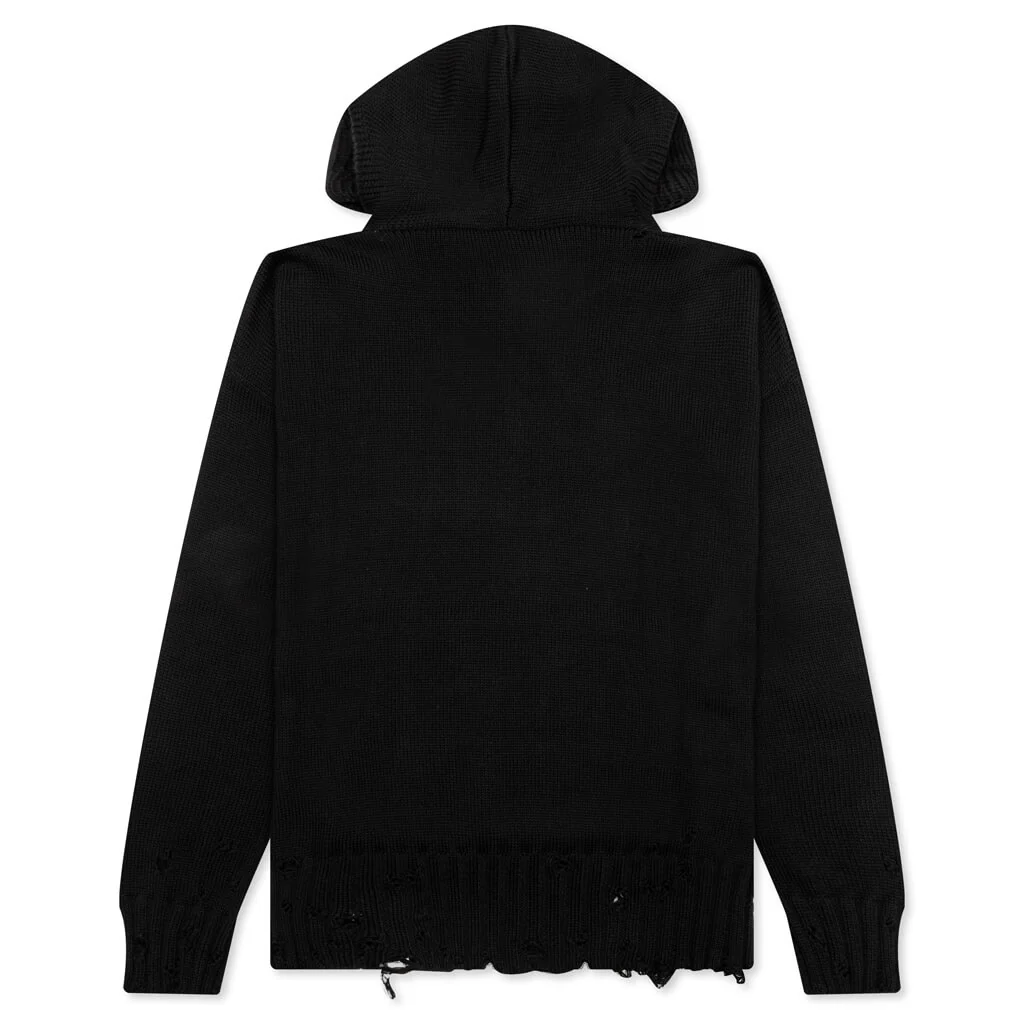 Roundneck Sweater - Black - Image 2