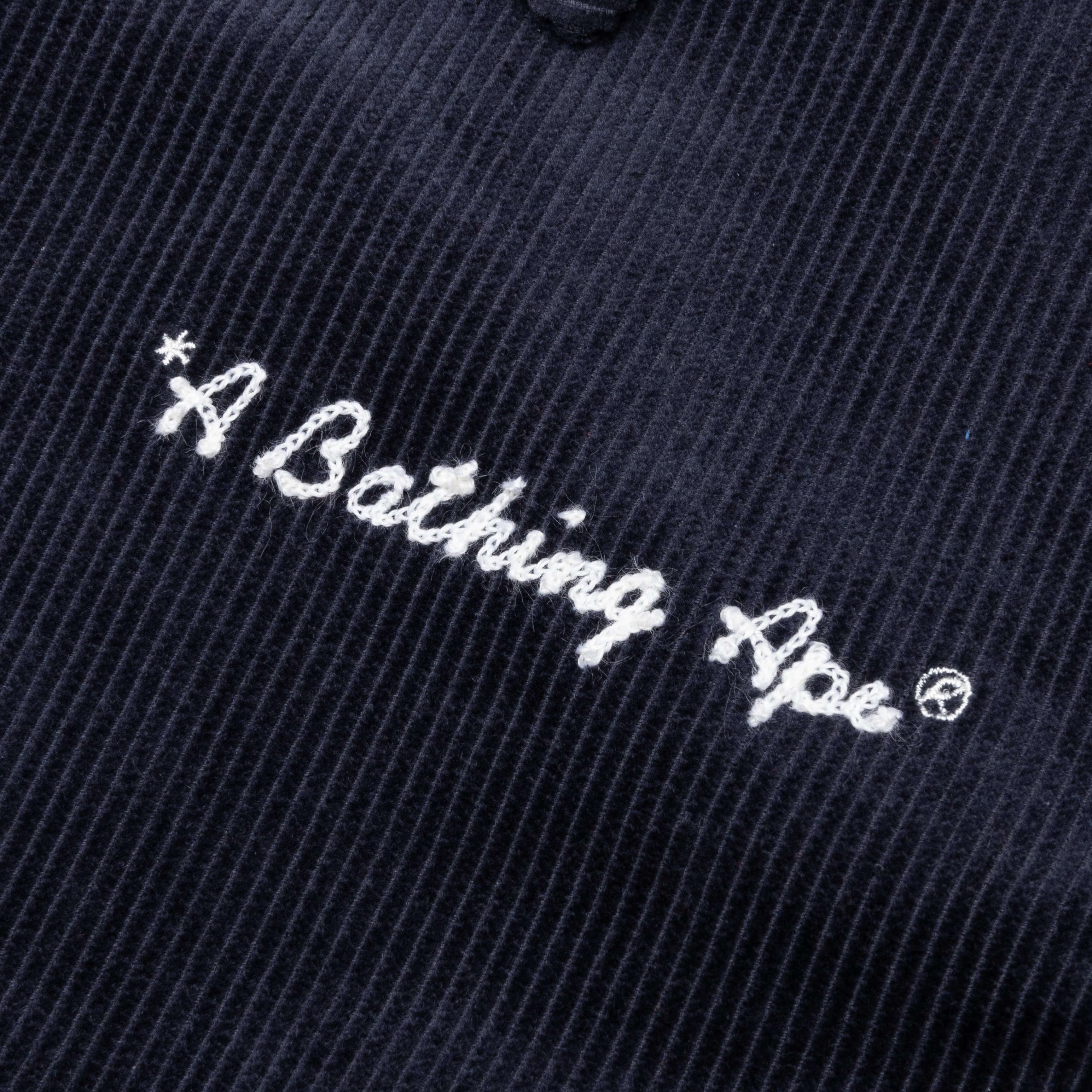 General Corduroy Varsity Jacket - Navy - Image 3