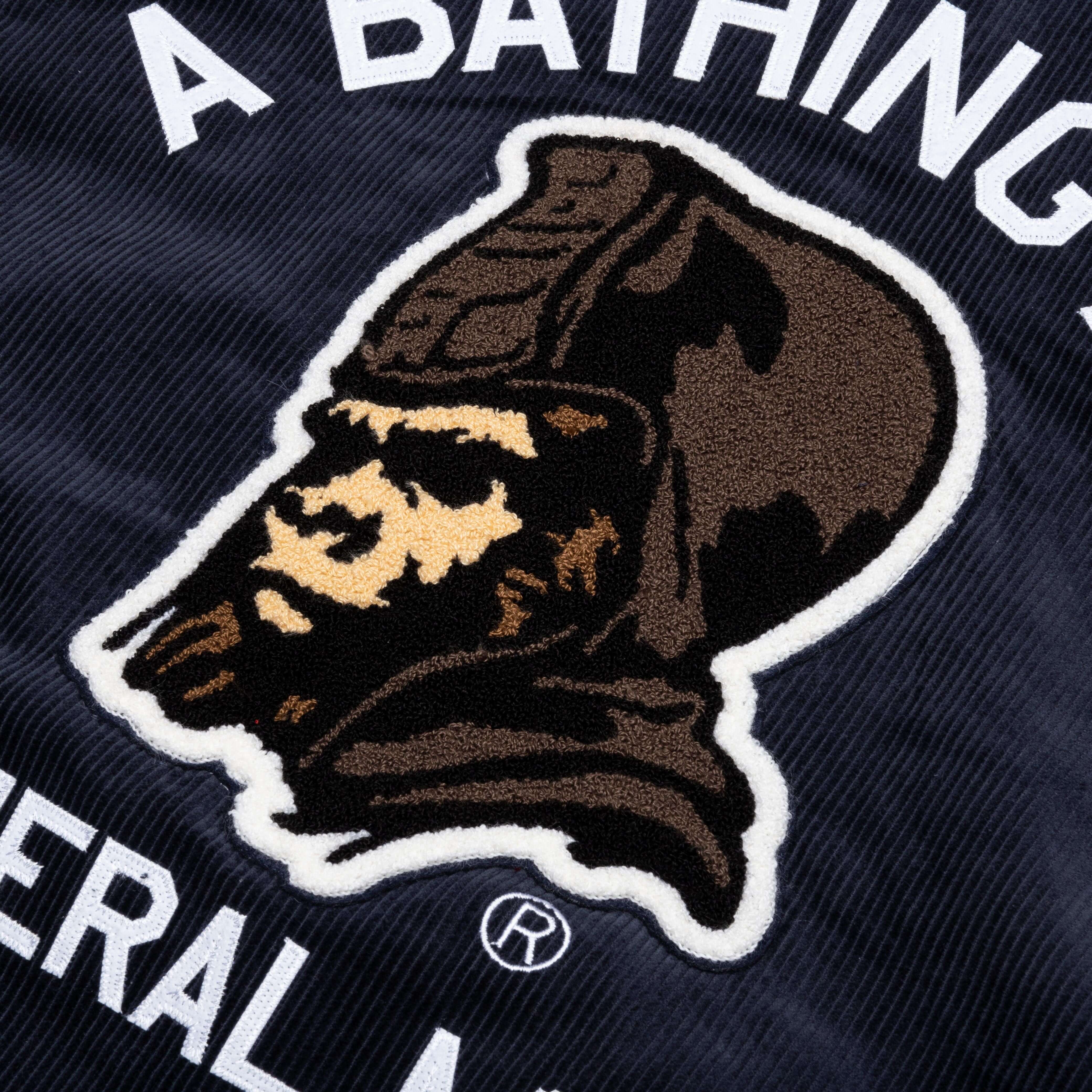 General Corduroy Varsity Jacket - Navy - Image 6
