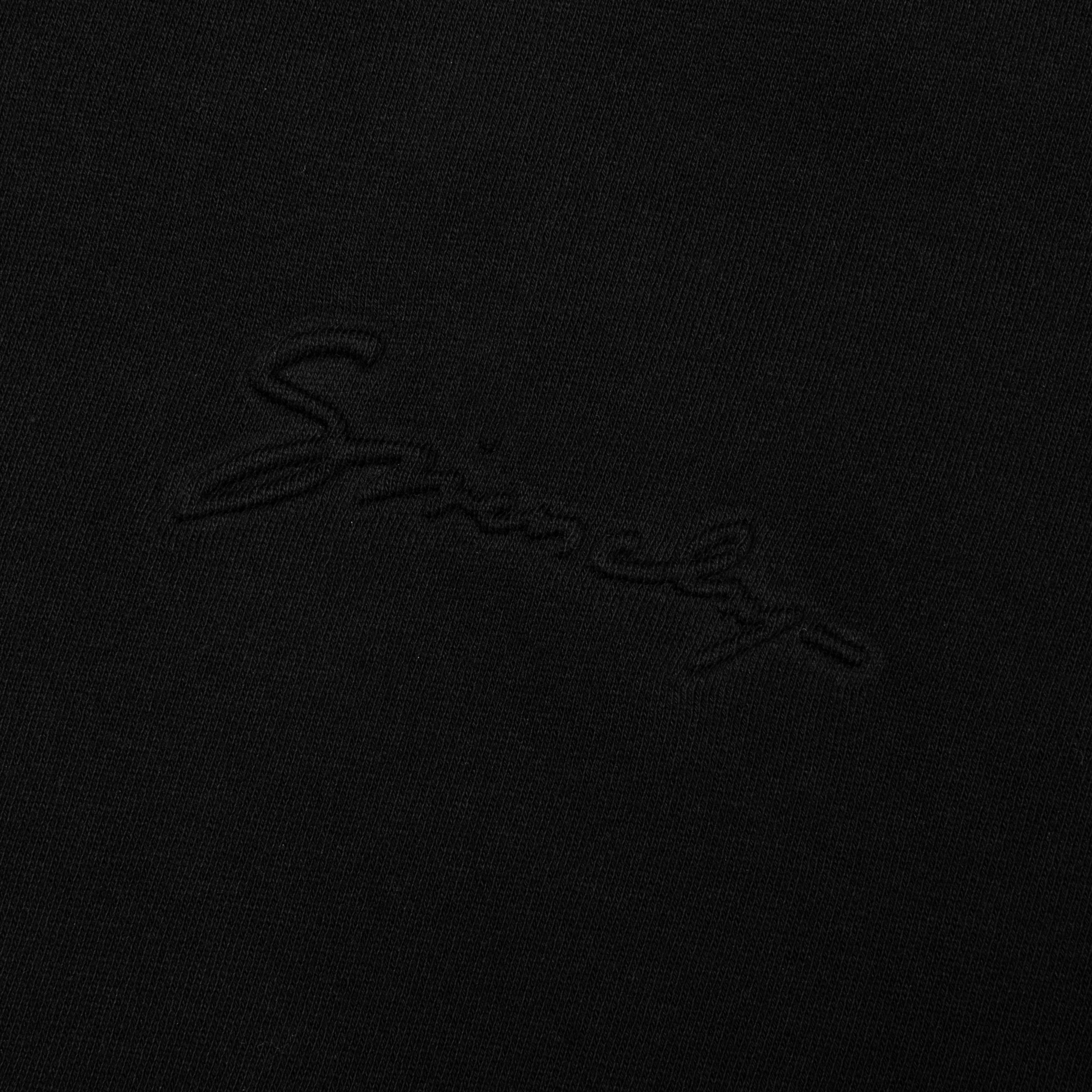 Baroque Embossing Hoodie - Black - Image 3