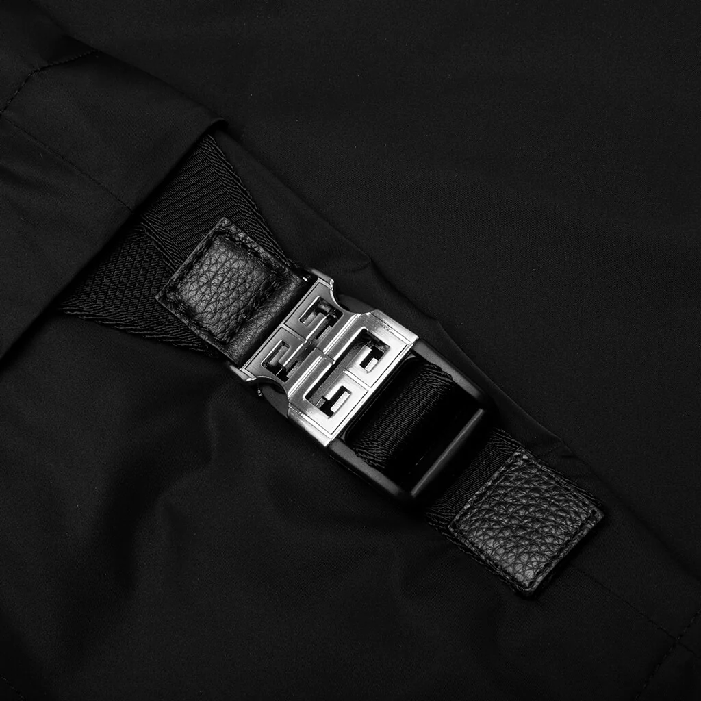 Buckle Cargo Pants - Black - Image 4