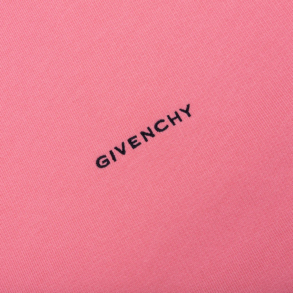 Logo Embroidered Long-Sleeve Polo Shirt - Candy Pink - Image 4