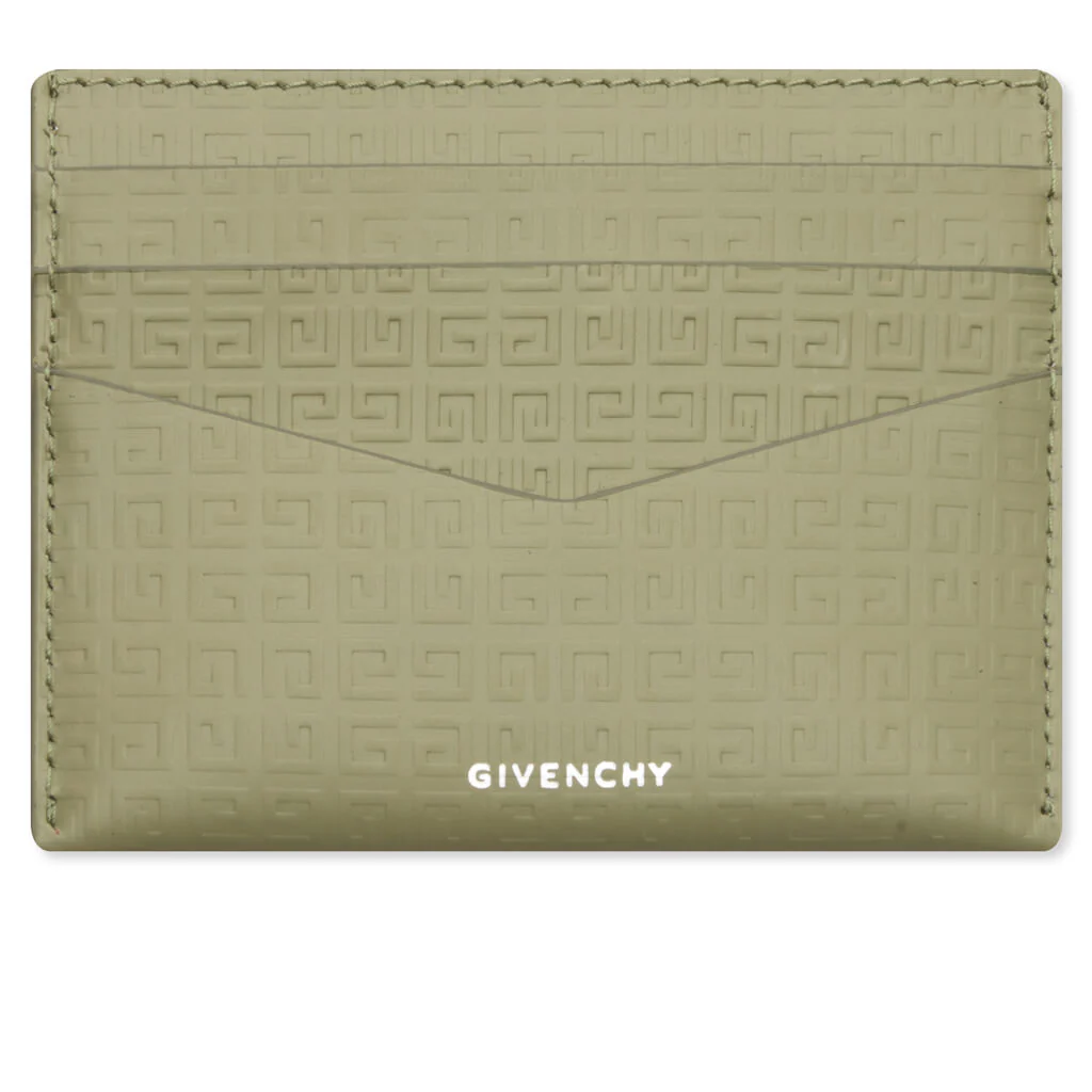 Card Holder in Classic 4G Leather - Khaki - Image 2