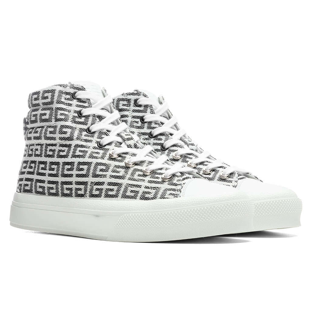 City High Top Sneaker - Black/White - Image 2
