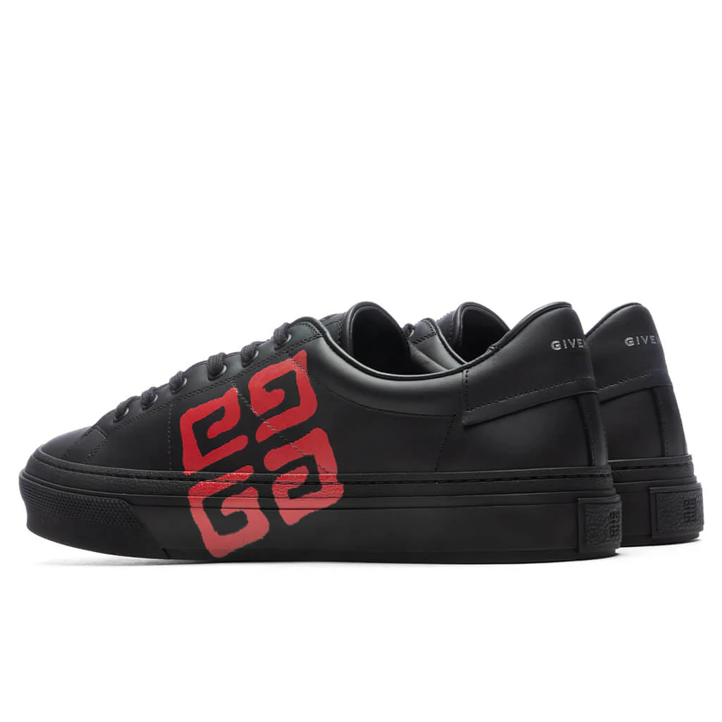 City Sport 4G Sneakers - Black/Dark Orange - Image 3