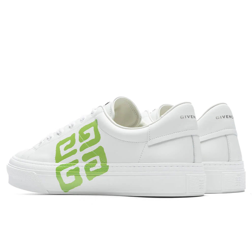 City Sport 4G Sneakers - White/Green - Image 3
