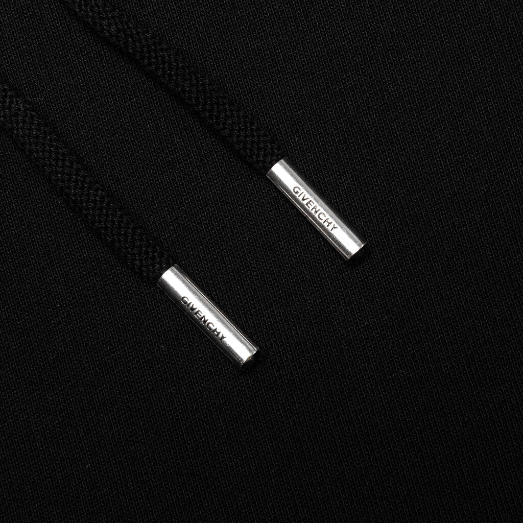 Classic Fit Hoodie w/ Reverse Print - Black - Image 4