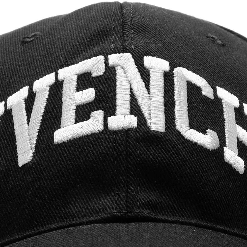 College Embroidered Cap - Black - Image 2