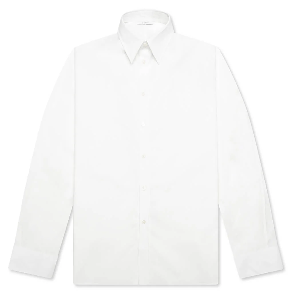 Couture Seam Cocoon Shirt - White