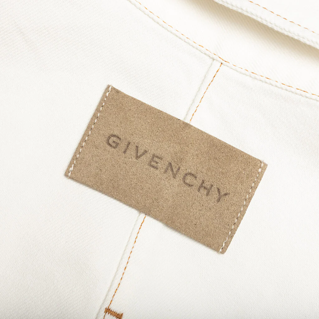 Couture Seam Overshirt - White - Image 6