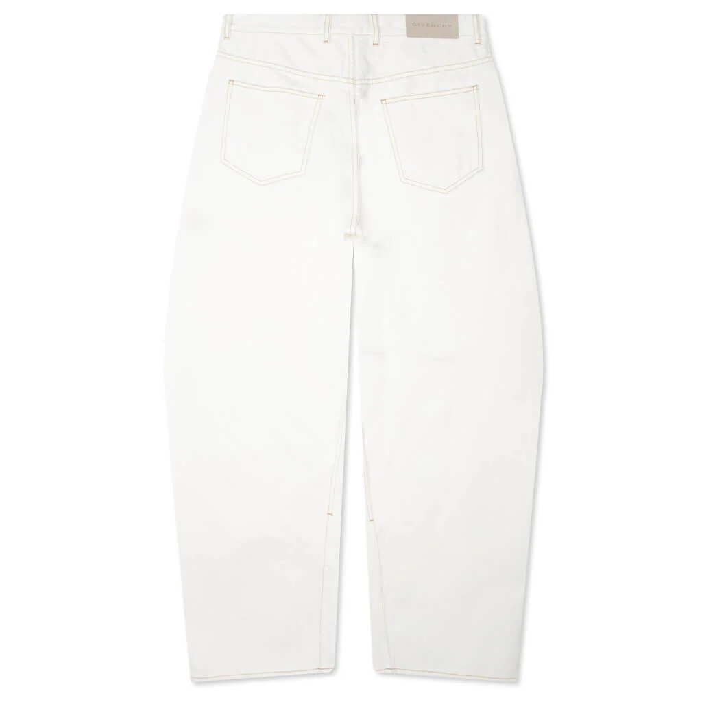 Couture Seam Trousers - White - Image 2