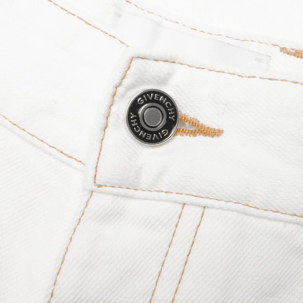 Couture Seam Trousers - White - Image 3