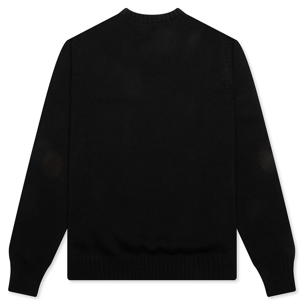 Embroidered Sweater - Black - Image 2