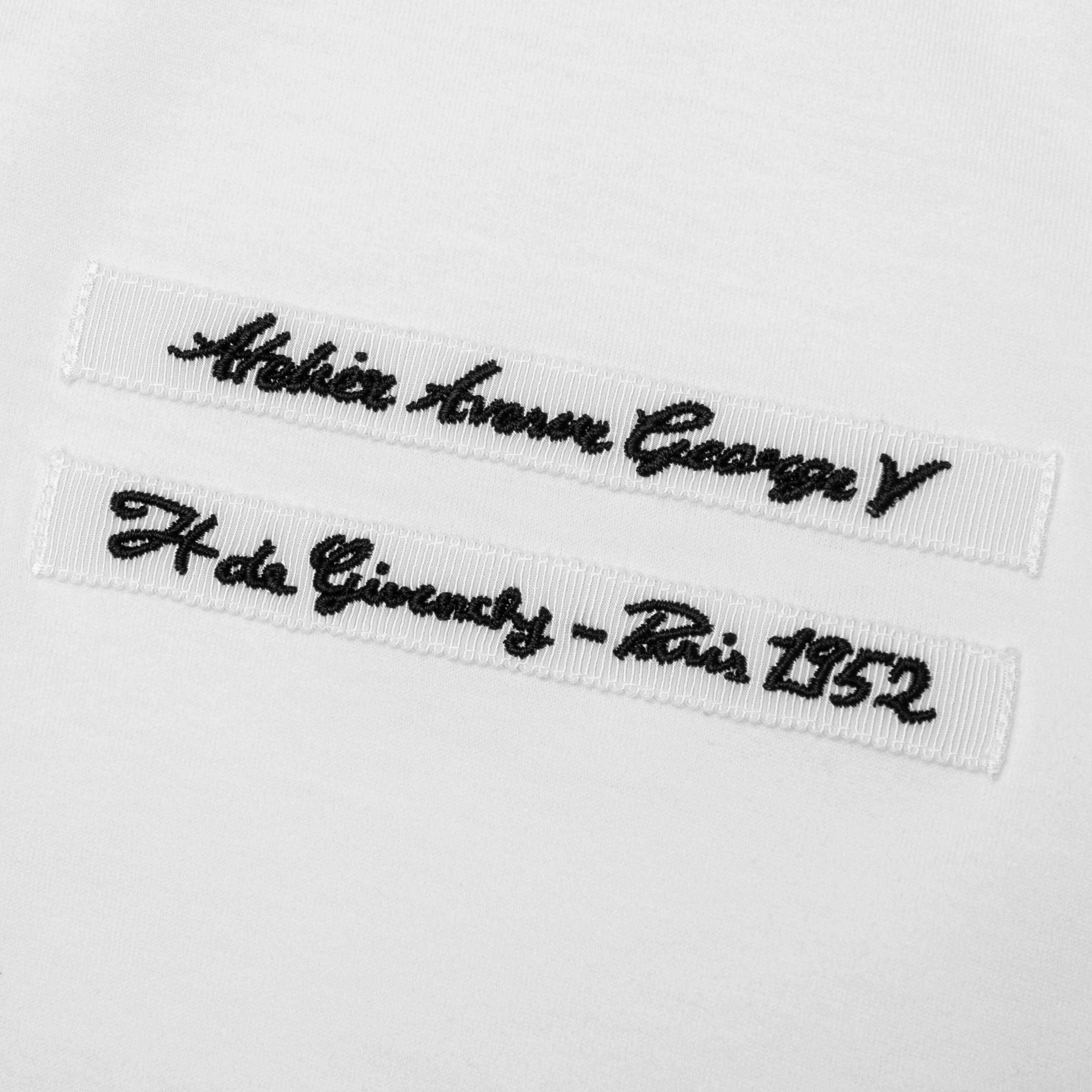 Gros Grain in Cotton T-Shirt - White - Image 4