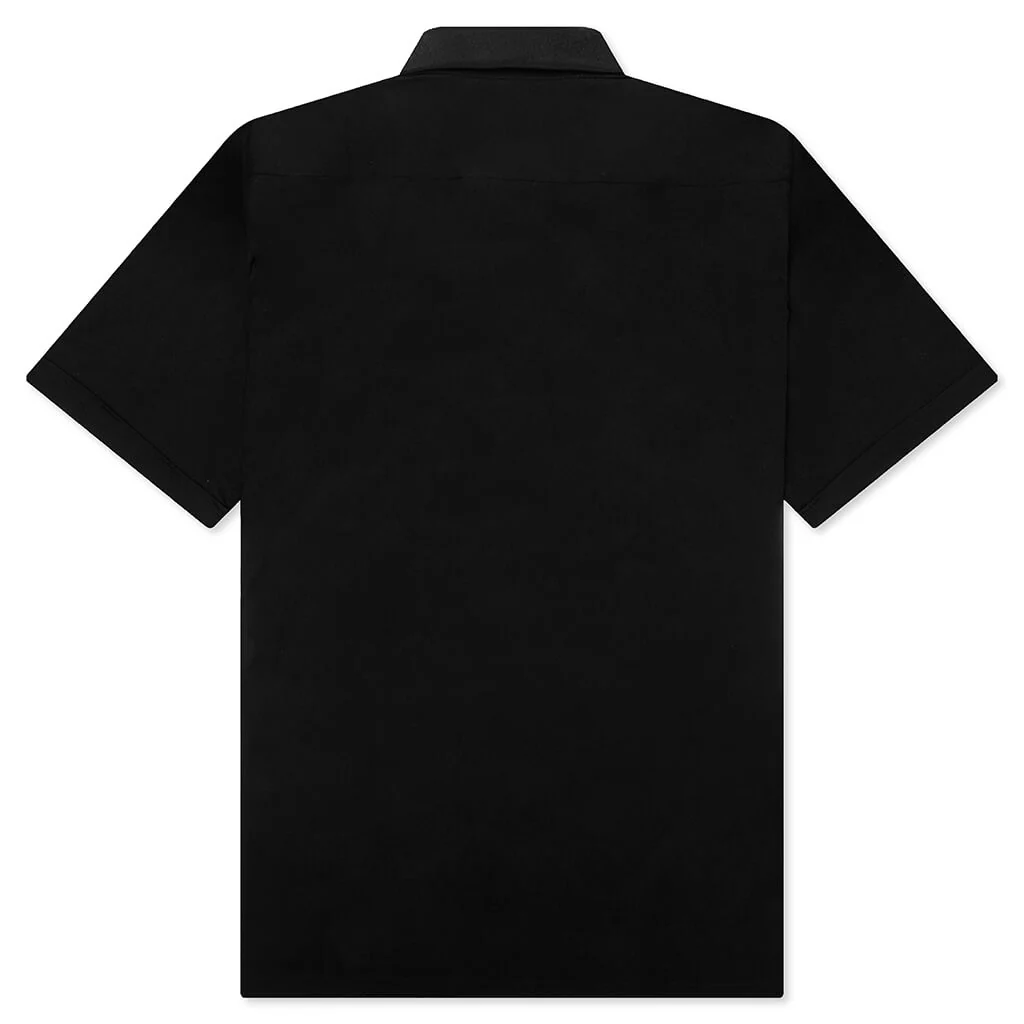 Gros Grain in Poplin Shirt - Black - Image 2