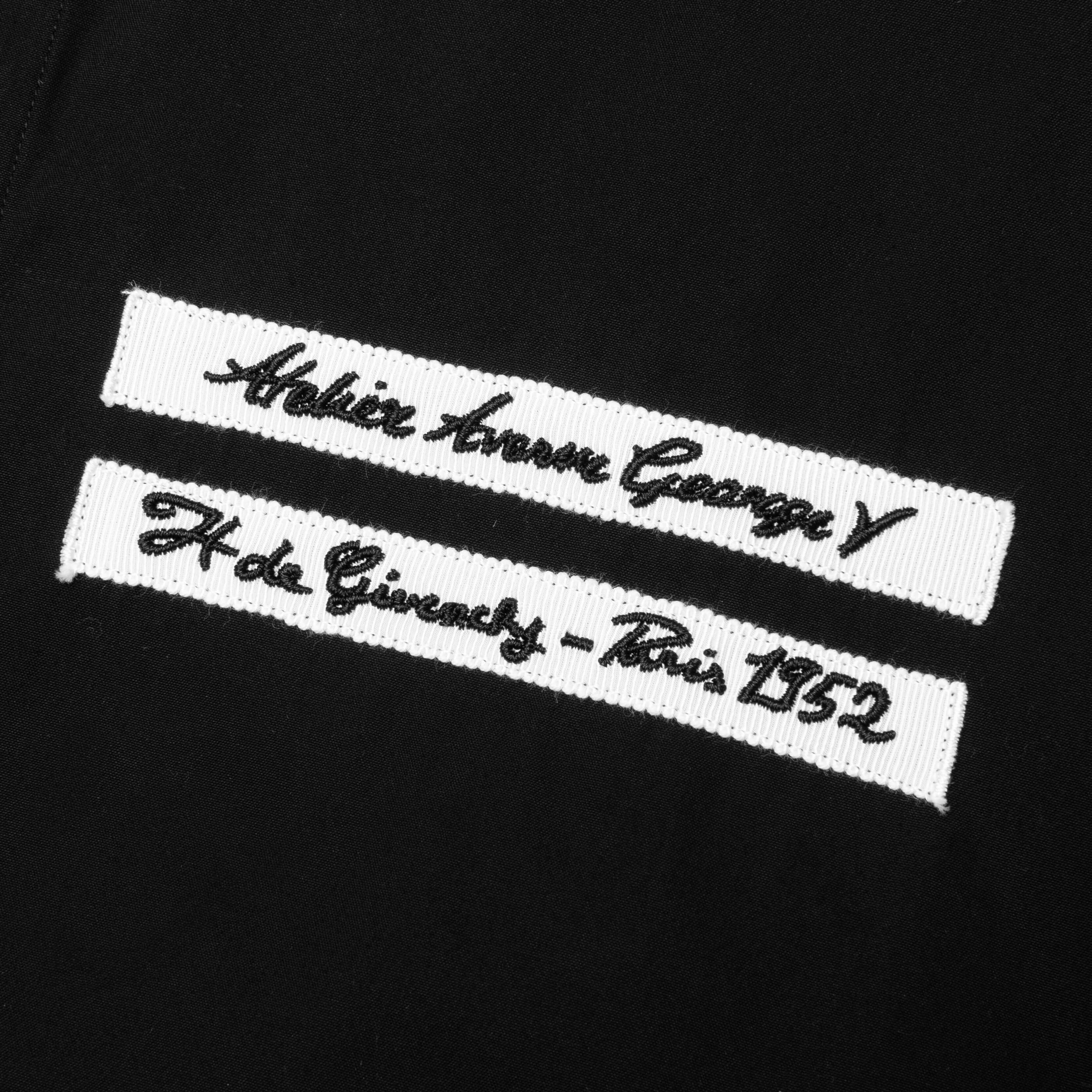 Gros Grain in Poplin Shirt - Black - Image 4